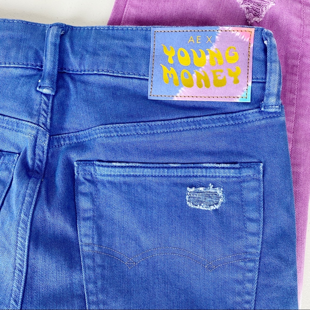 AMERICAN EAGLE NWOT Young Money Tie Dye Jeans - Picture 6 of 12